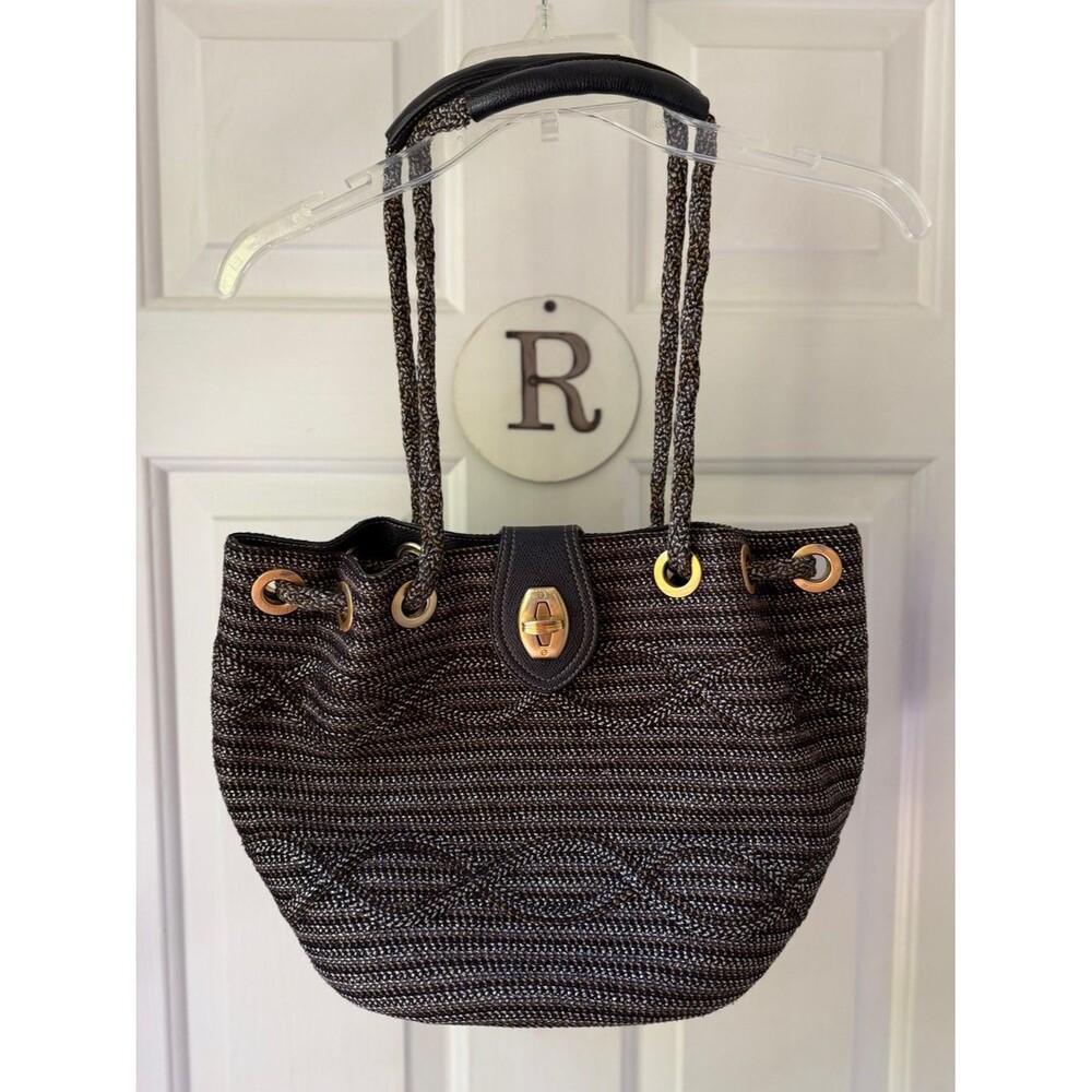Eric Javits Shenia Squishee Metallic Woven Tote